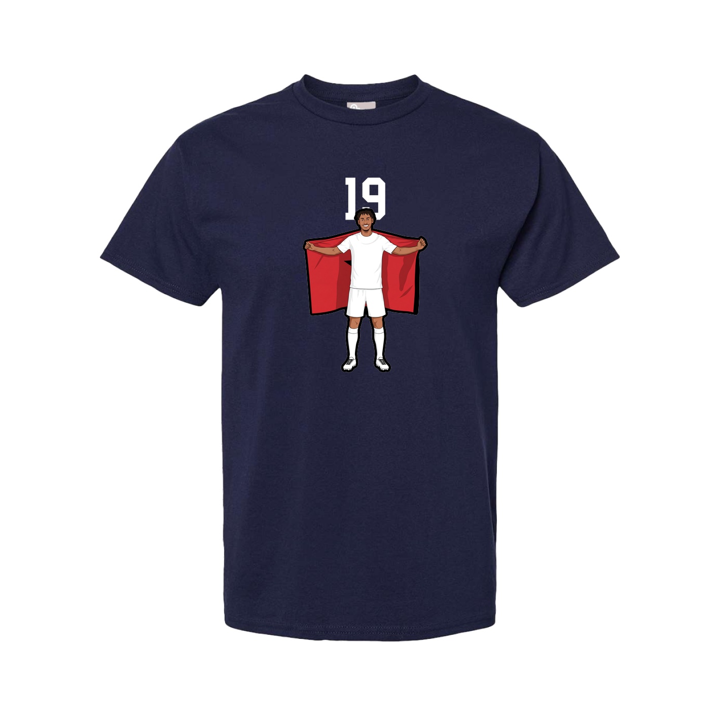 Tee — Number Top in Navy
