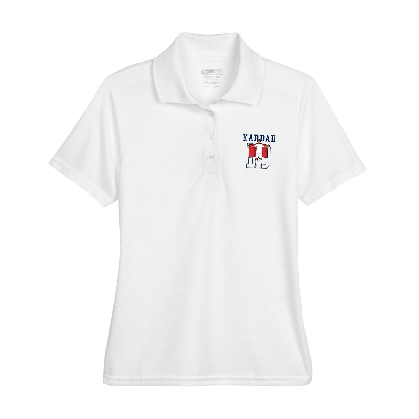 Womens Performance Polo — Shirsey in White