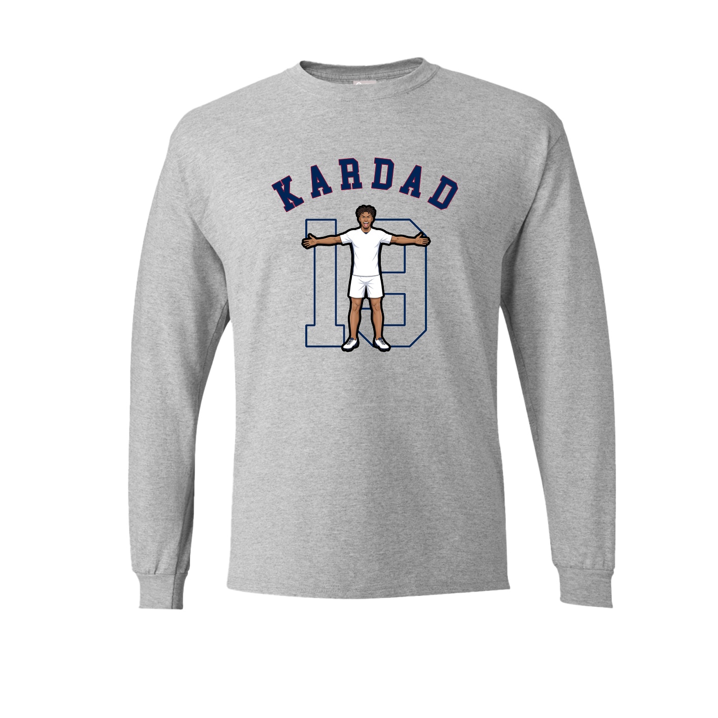 Long Sleeve Tee — Shirsey Arch in Grey