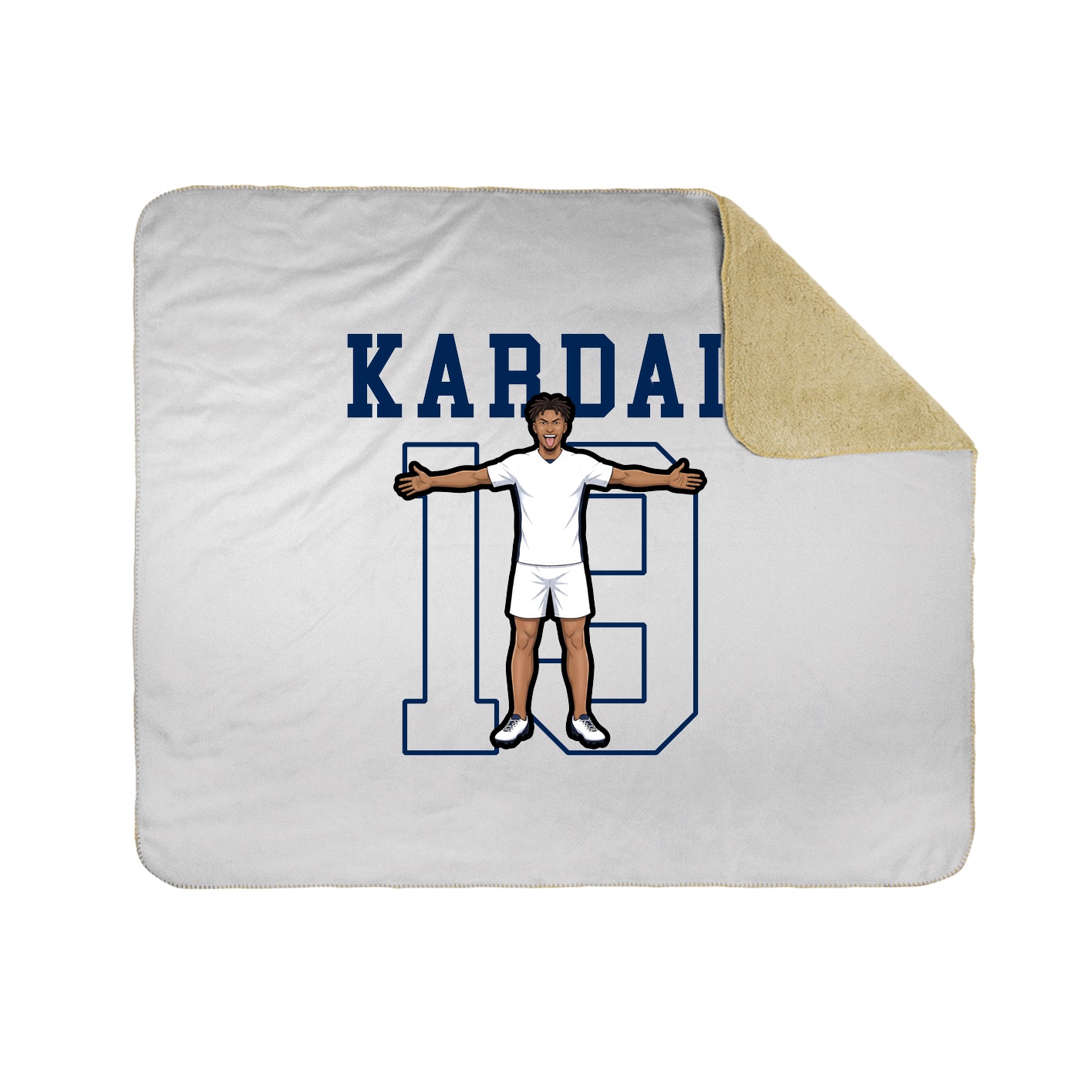 Throw Blanket — Shirsey in White