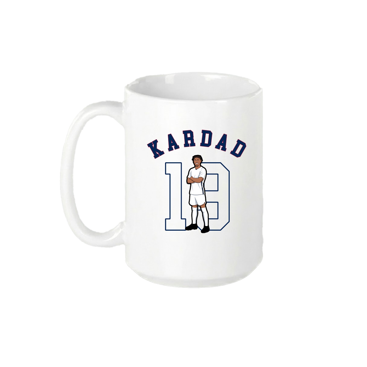 15oz Coffee Mug — Shirsey Arch in White