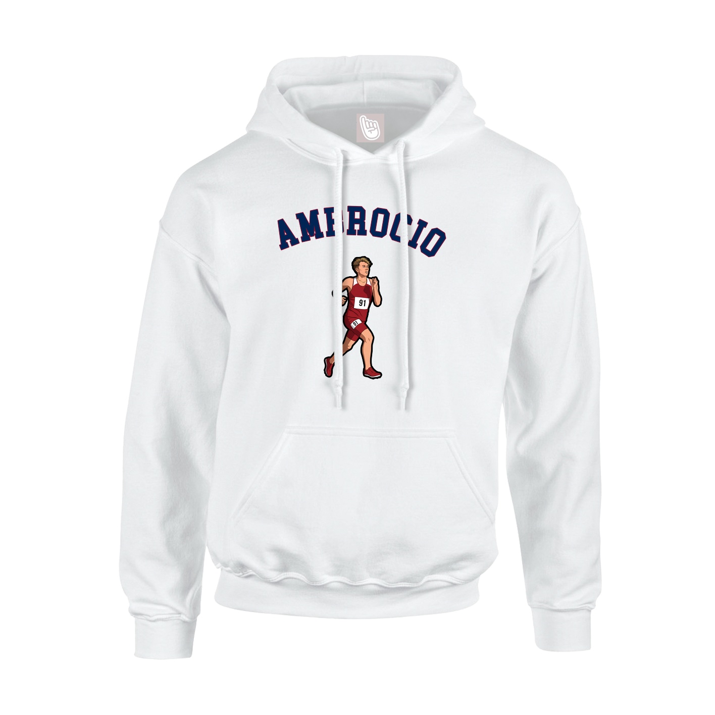 Hoodie — Shirsey Arch in White