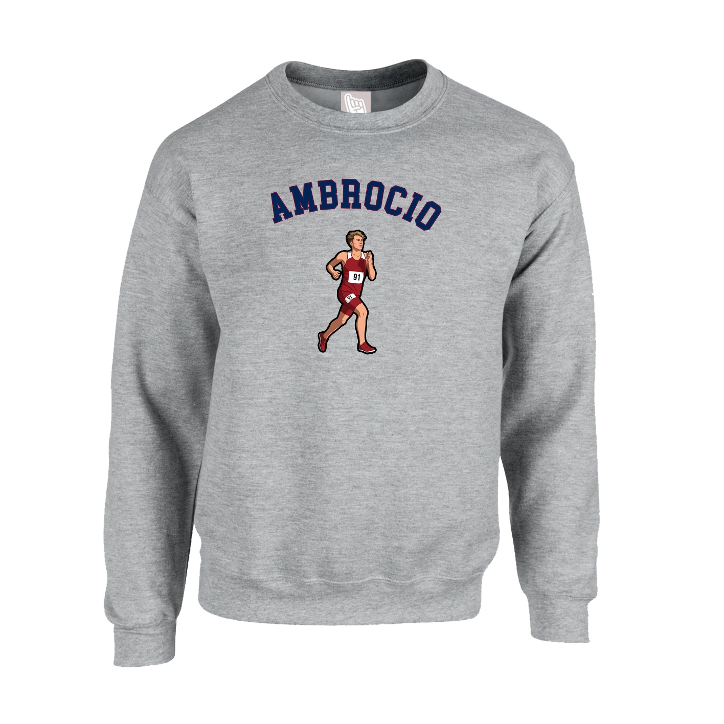 Fleece Crew — Shirsey Arch in Grey