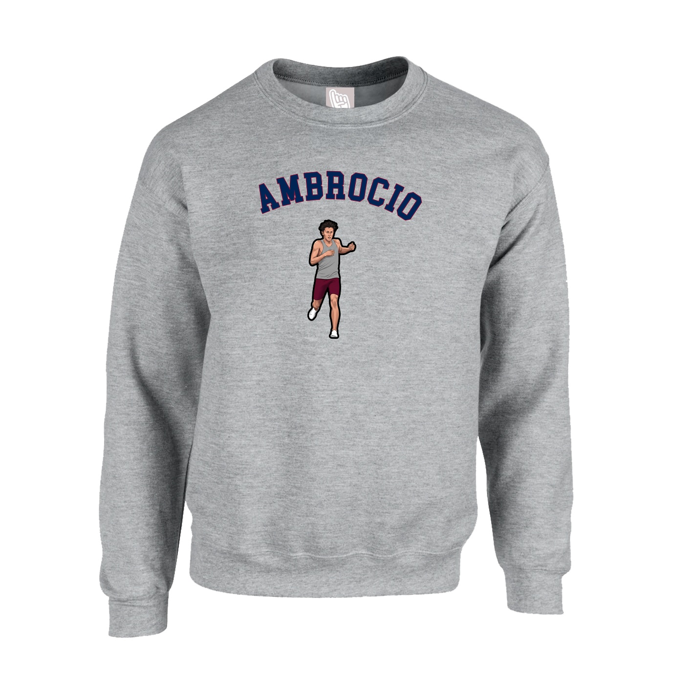 Fleece Crew — Shirsey Arch in Grey