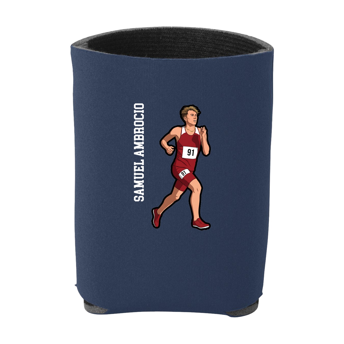 Can Holder — Name Vertical in Navy