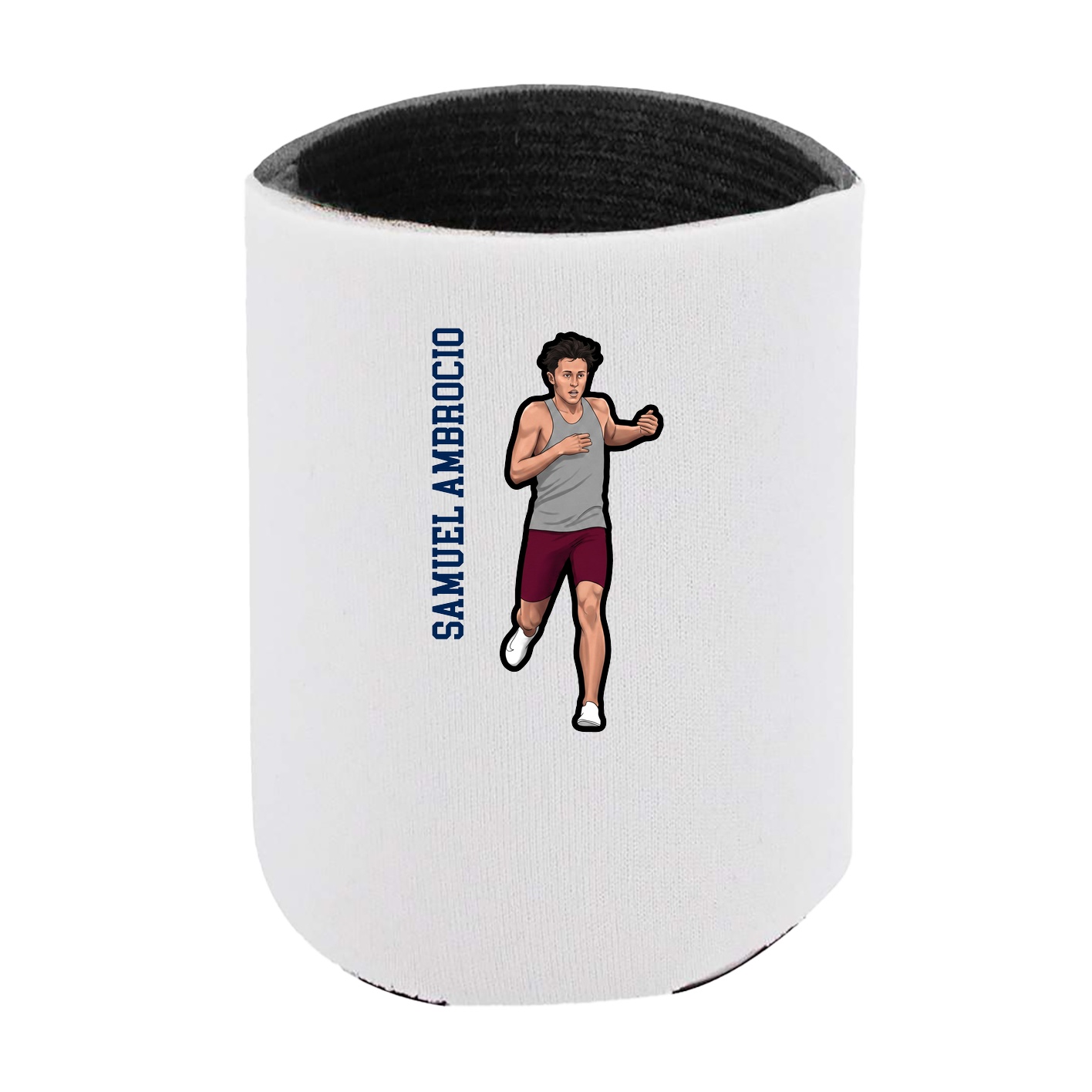 Can Holder — Name Vertical in White