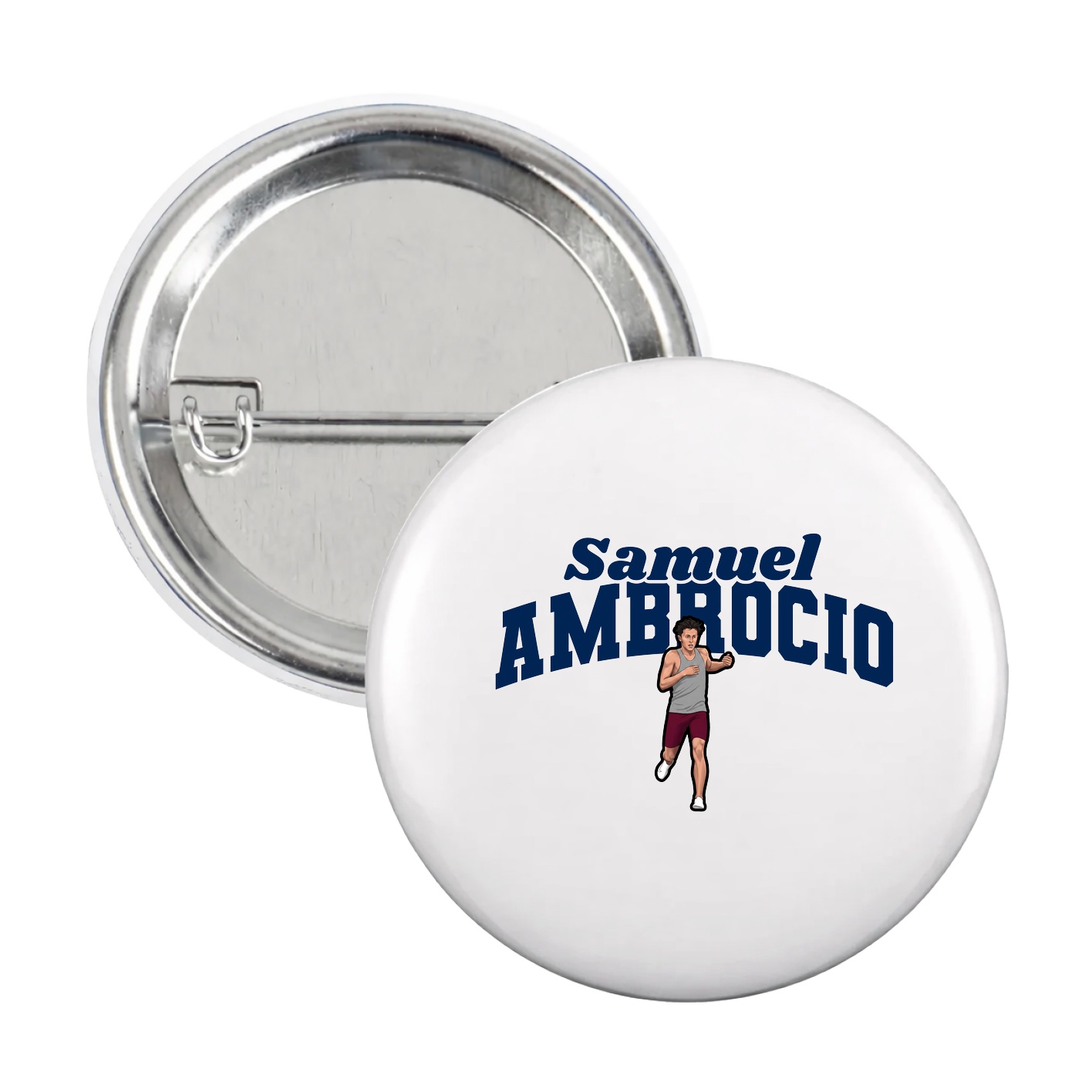 Game Day Button — Signature Arch in White