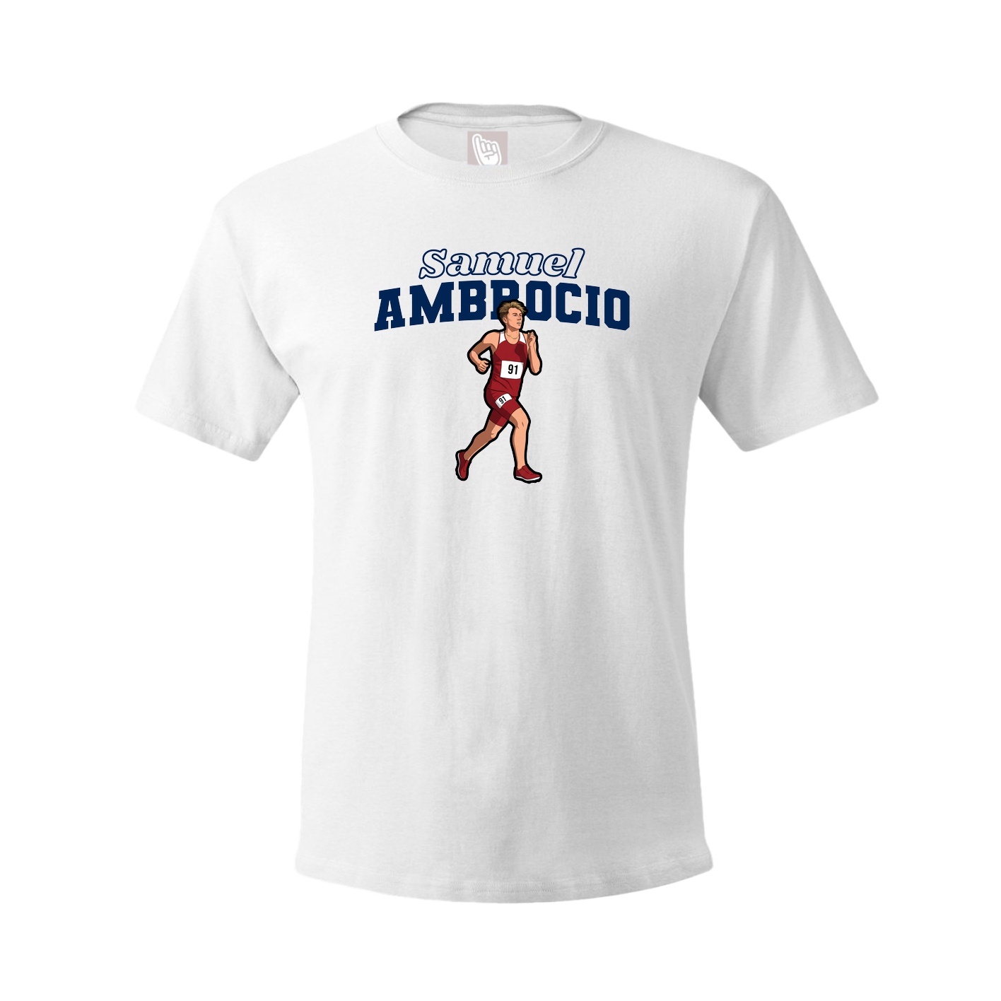 Tee — Name Arch in White