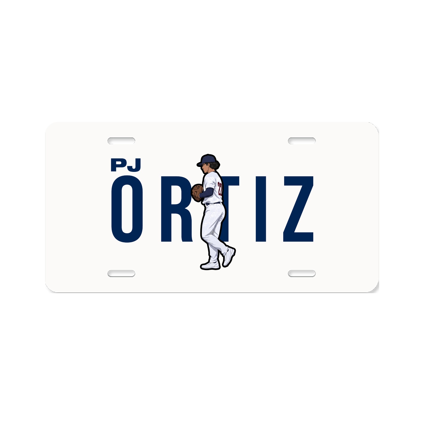License Plate — Player Name in Classic