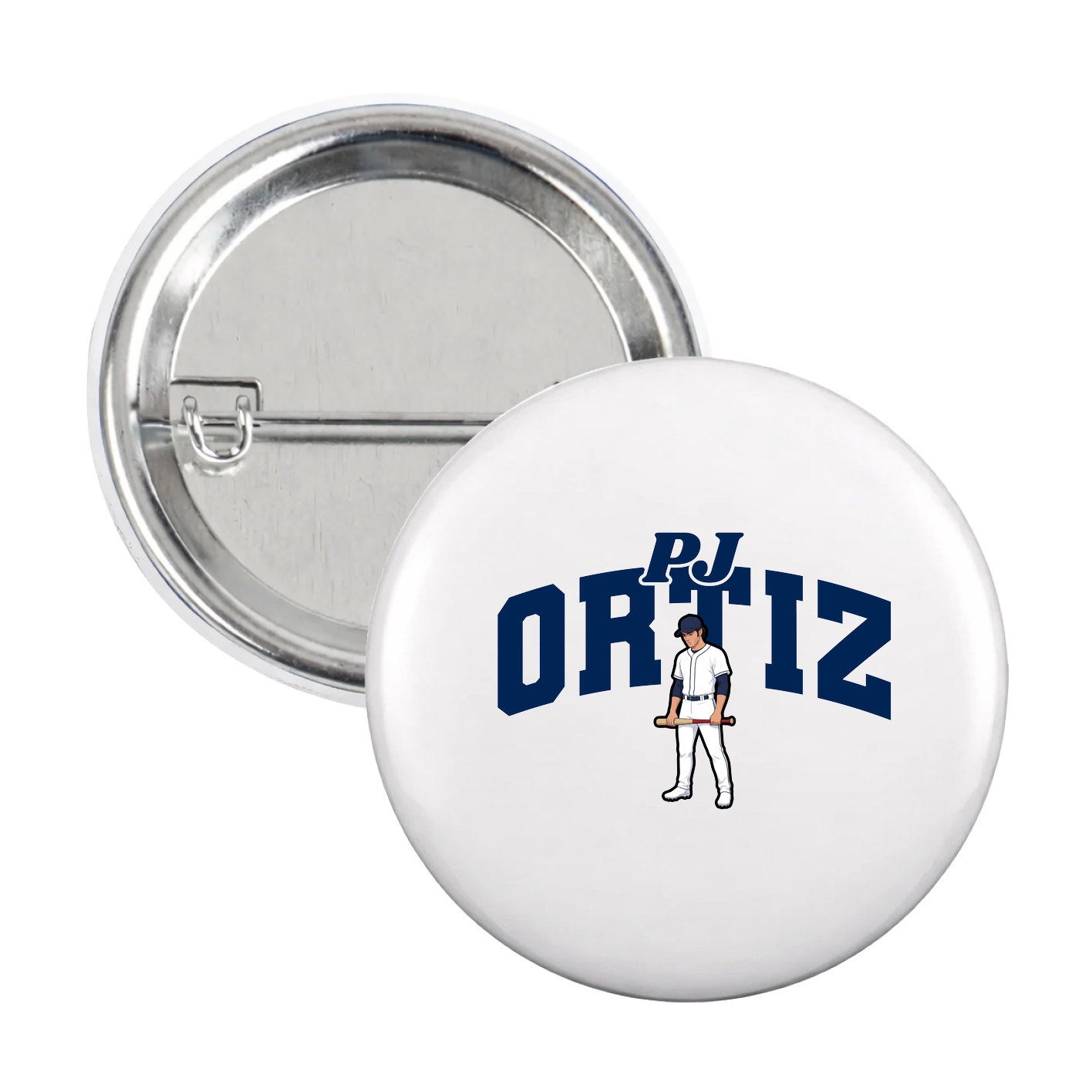 Game Day Button — Signature Arch in White