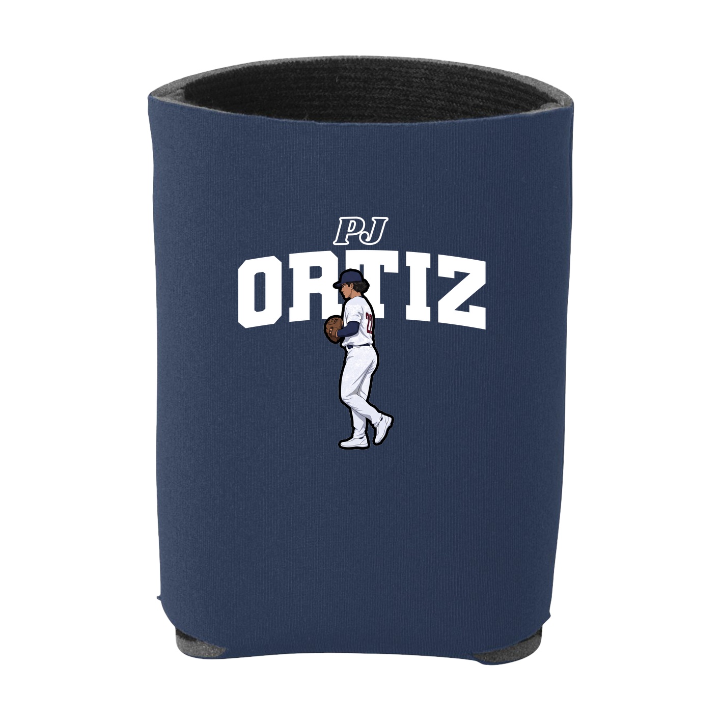 Can Holder — Name Arch in Navy