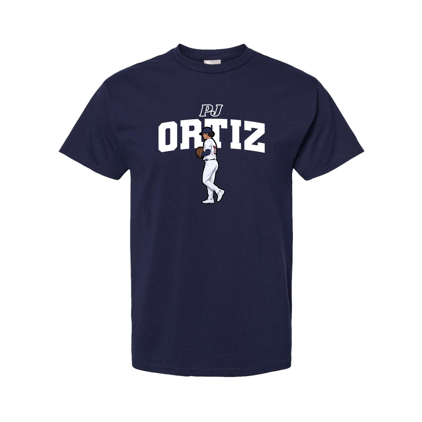Youth Tee — Name Arch in Navy