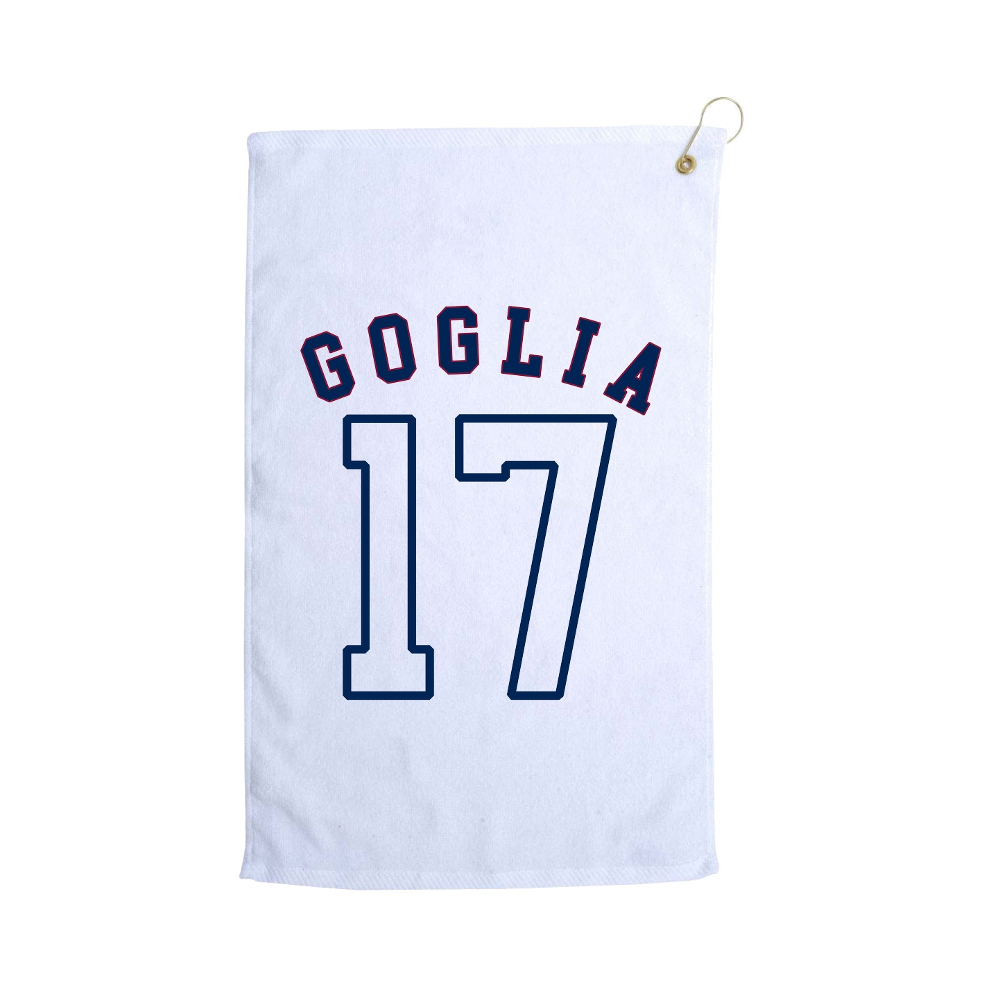Golf Towel — Shirsey Arch in White