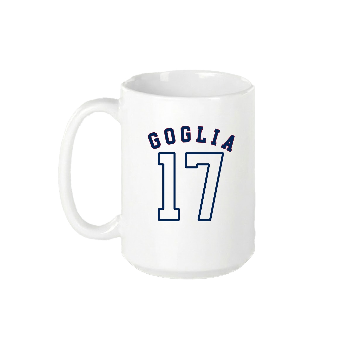 15oz Coffee Mug — Shirsey Arch in White