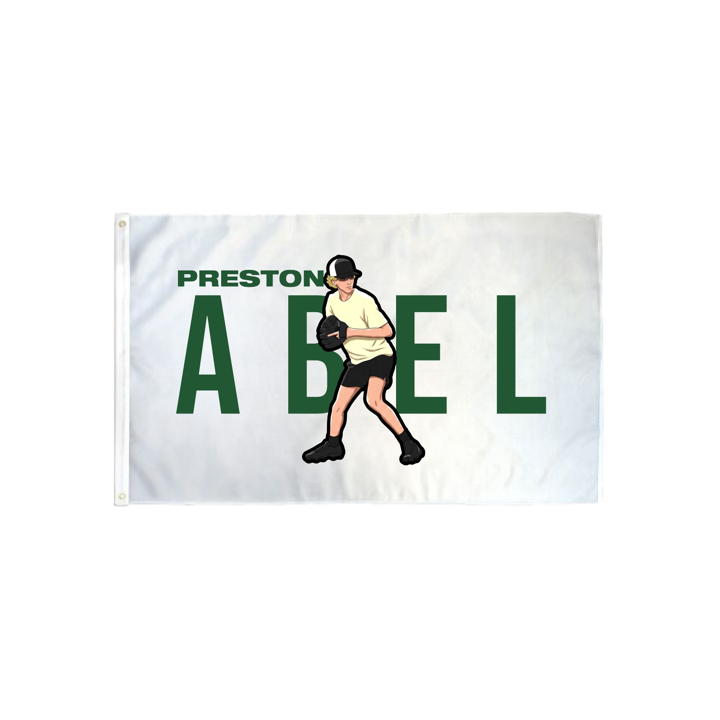 3x5 Flag — Player Name in Classic