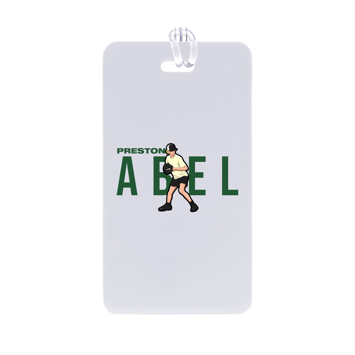 Bag Tag — Player Name in Classic
