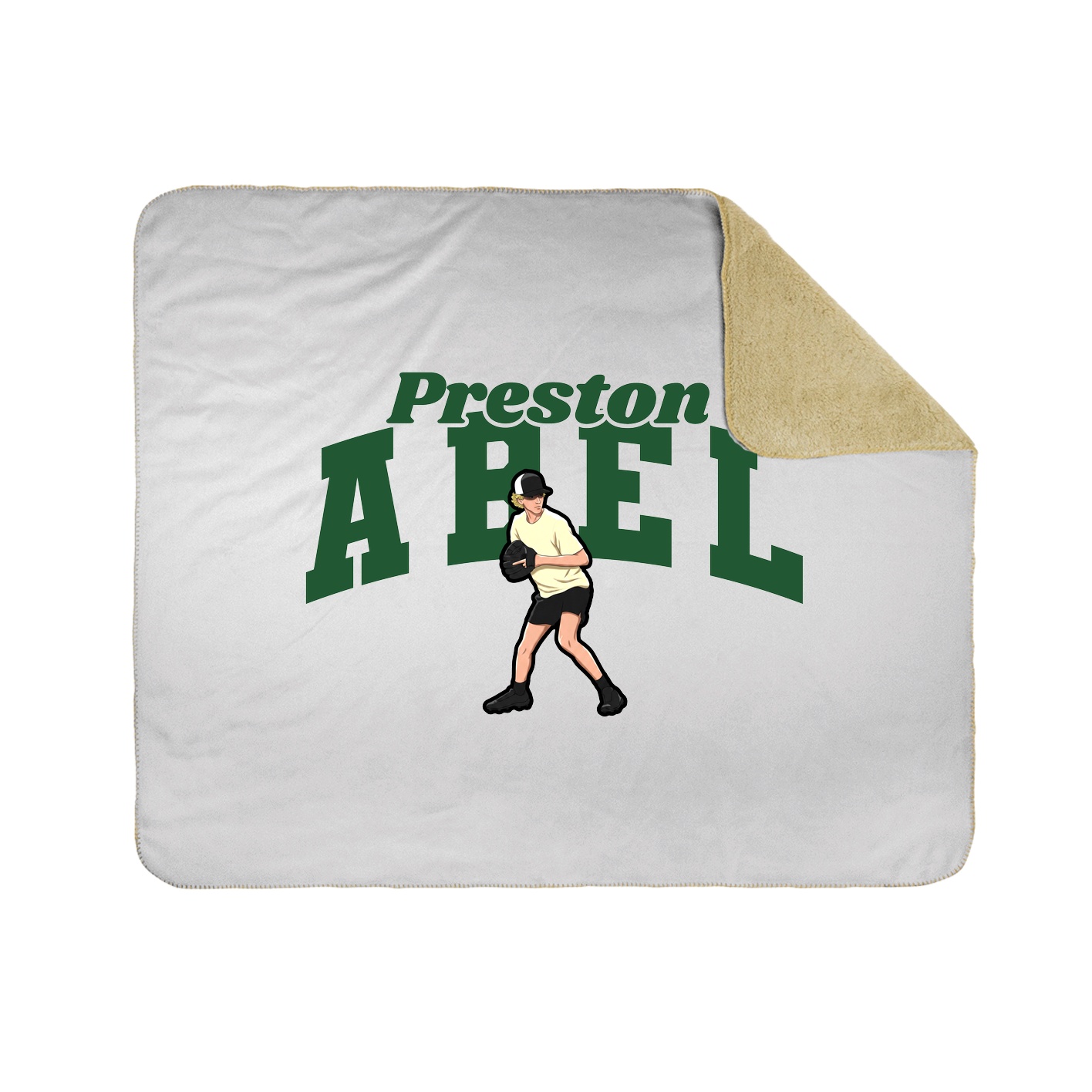 Throw Blanket — Signature Arch in White