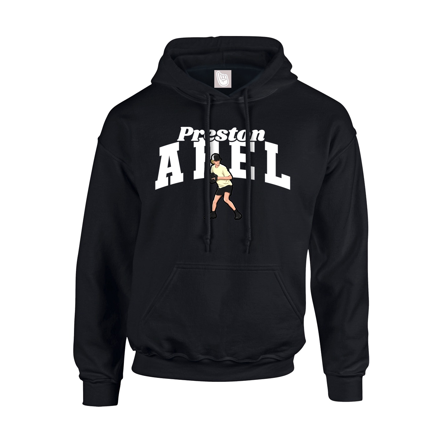 Hoodie — Signature Arch in Black