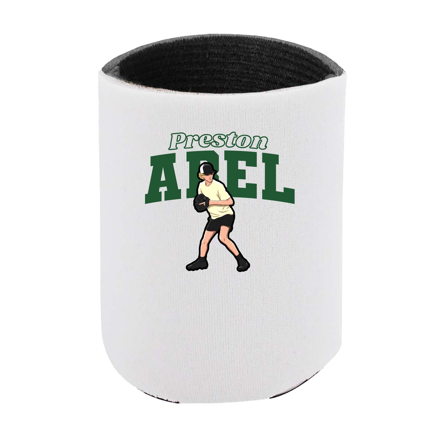 Can Holder — Name Arch in White