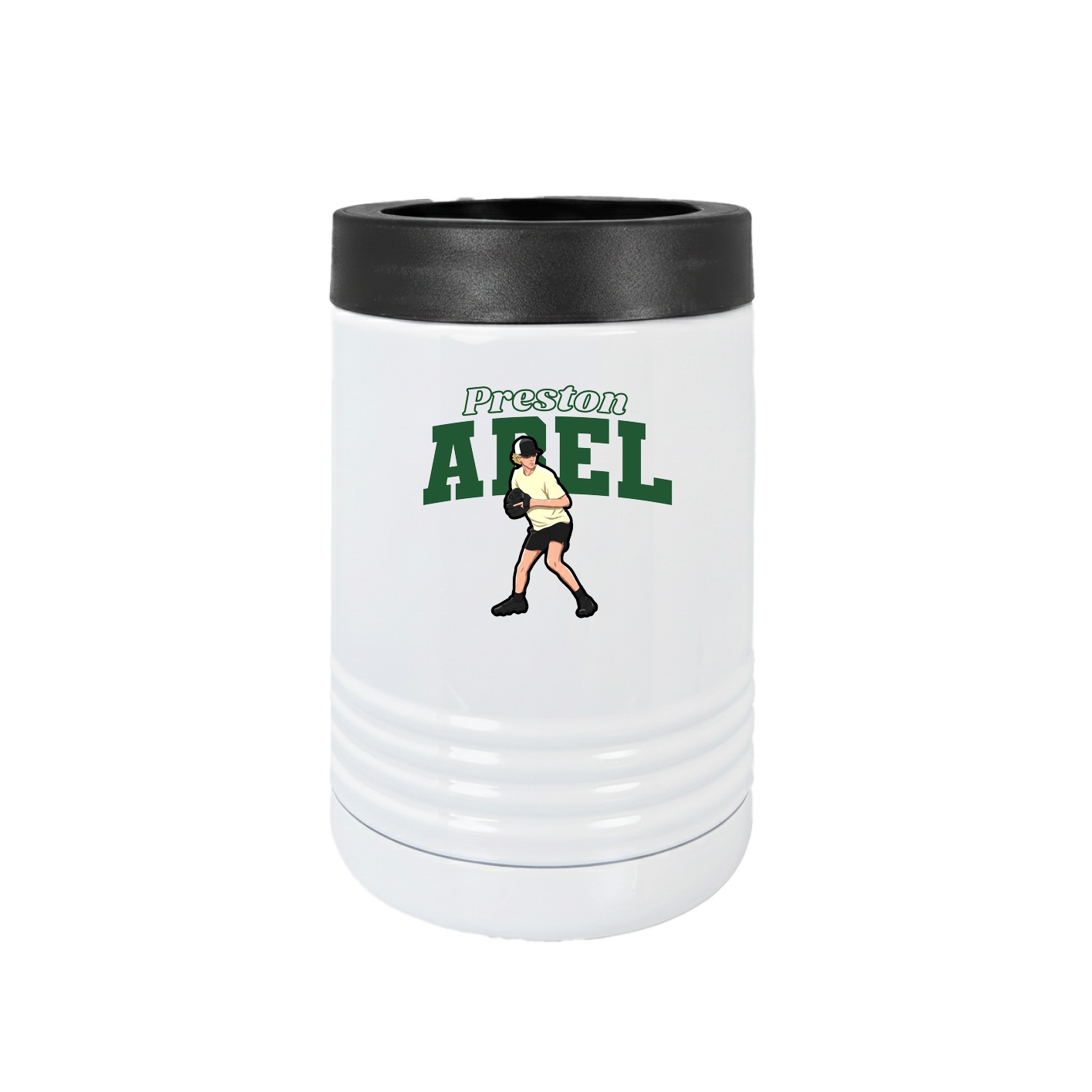 Beverage Holder — Name Arch in White