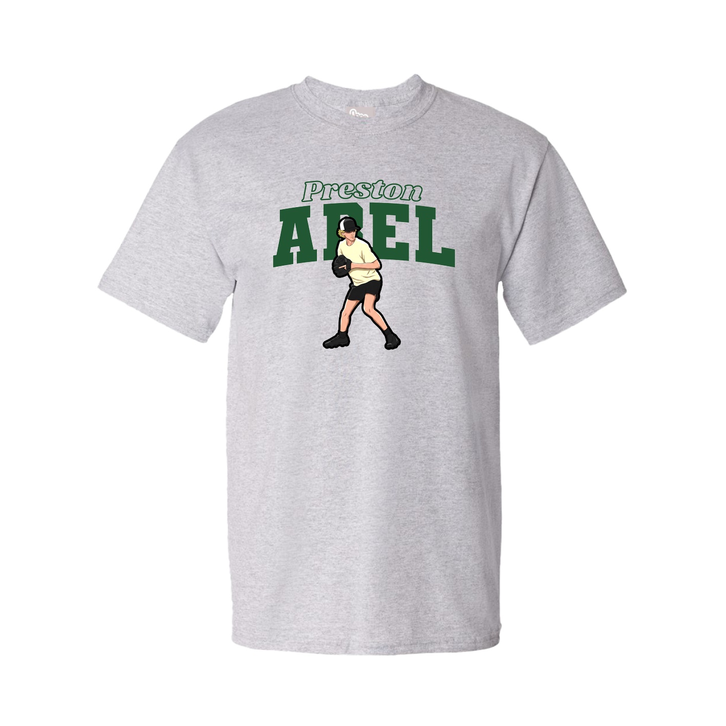 Tee — Name Arch in Grey