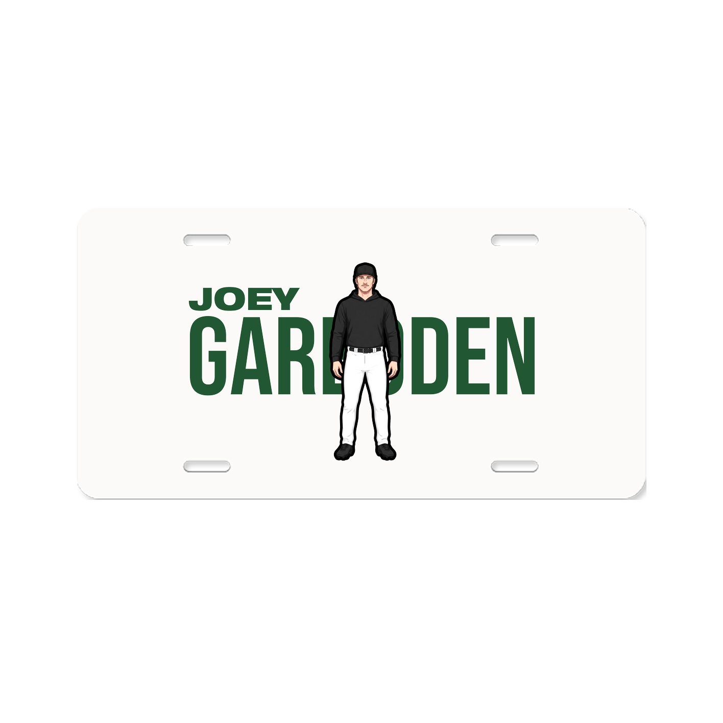 License Plate — Player Name in Classic