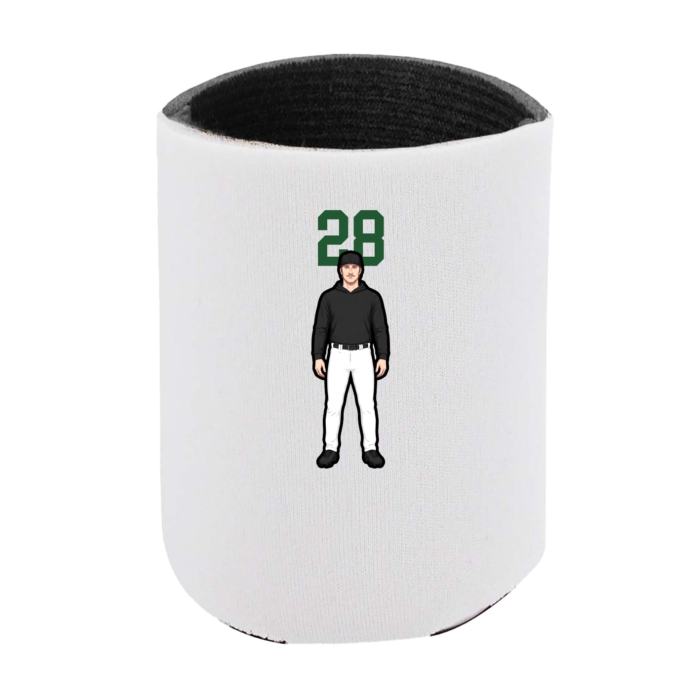 Can Holder — Number Top in White