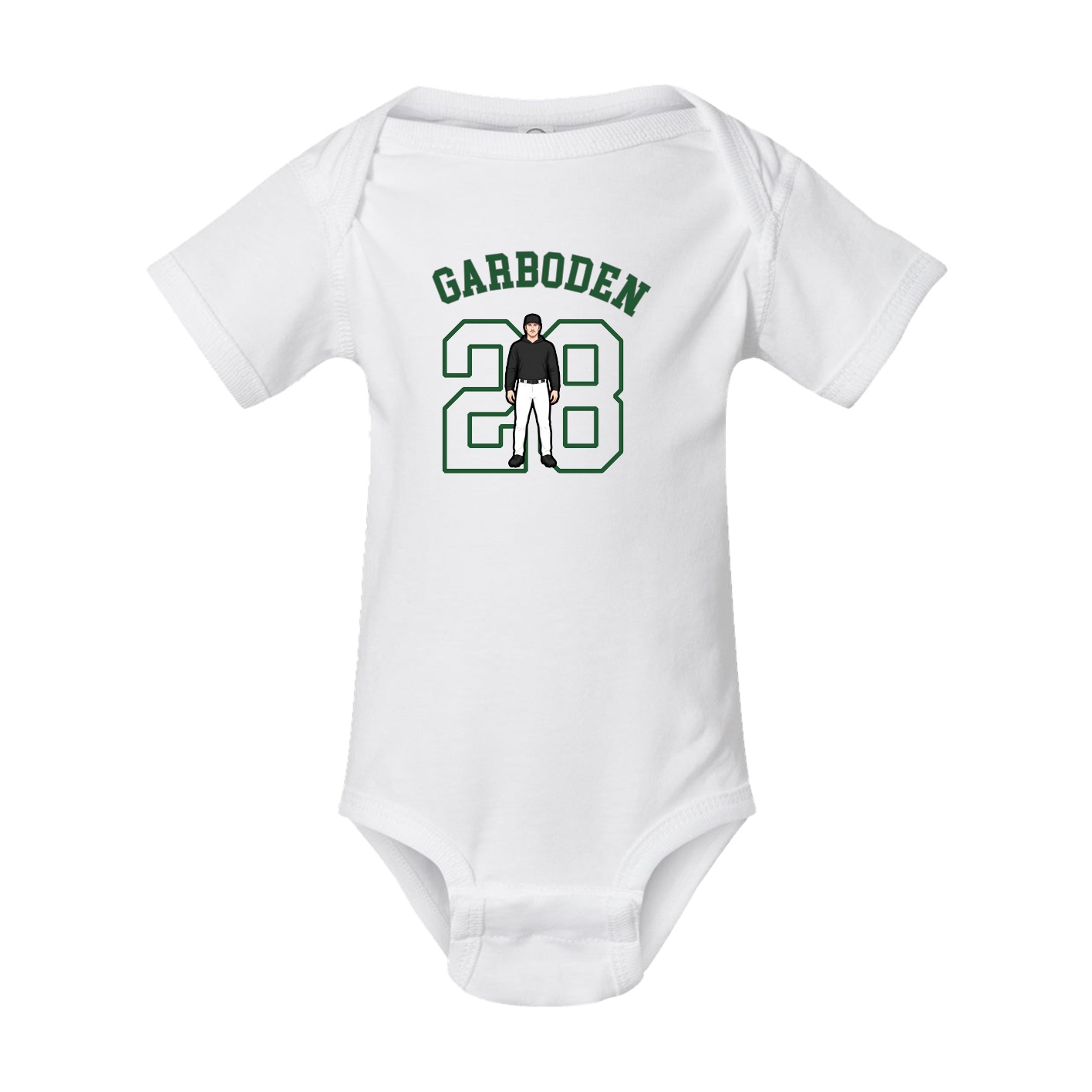 Baby Onesie — Shirsey Arch in White