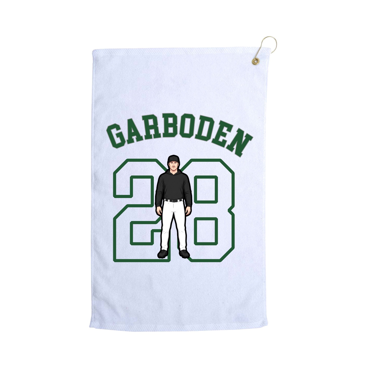 Golf Towel — Shirsey Arch in White