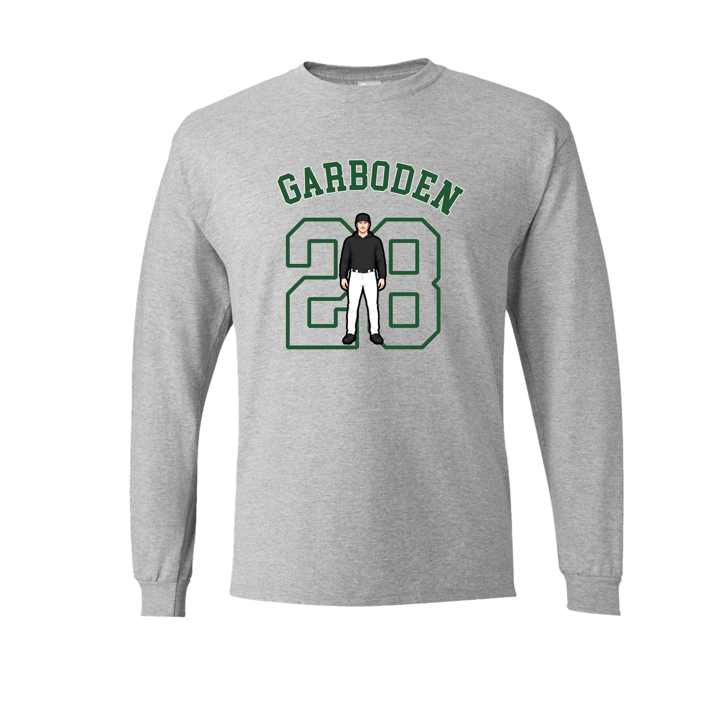 Long Sleeve Tee — Shirsey Arch in Grey