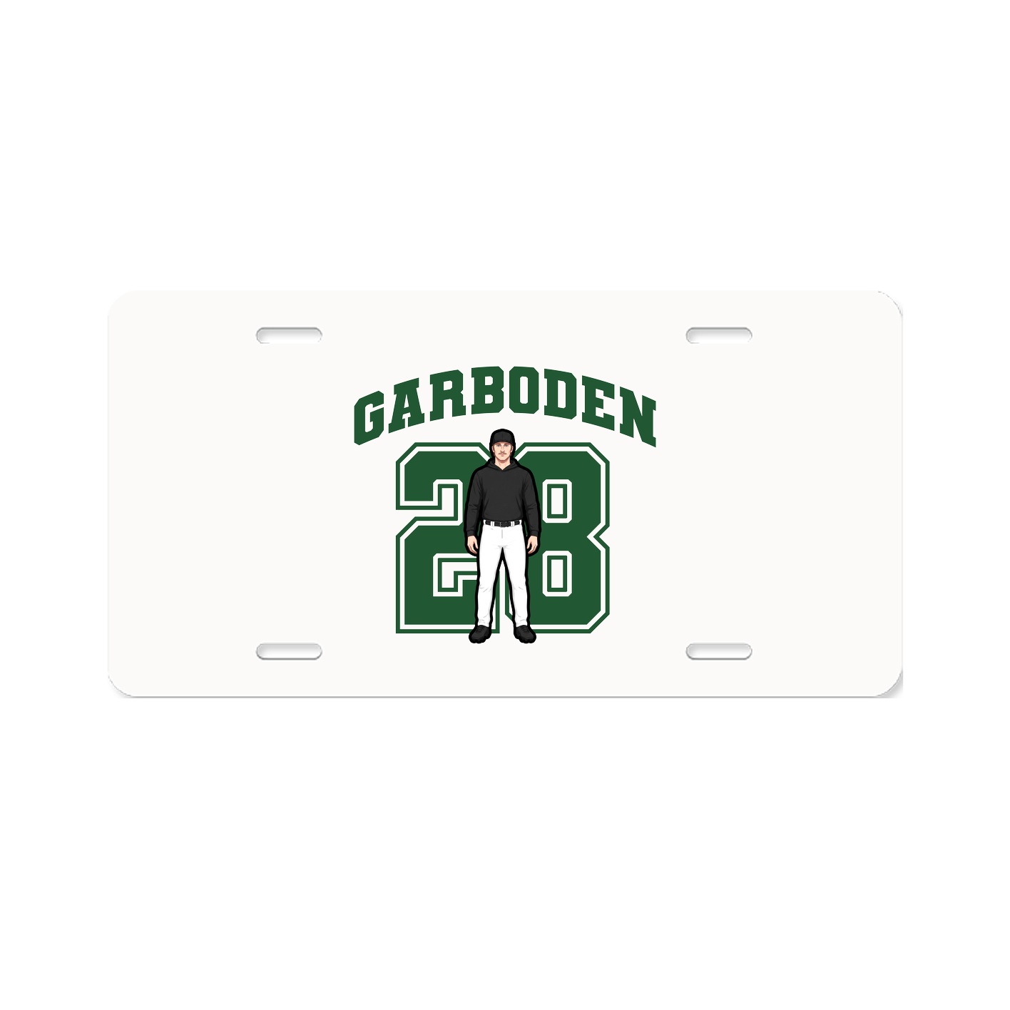 License Plate — Number in Classic