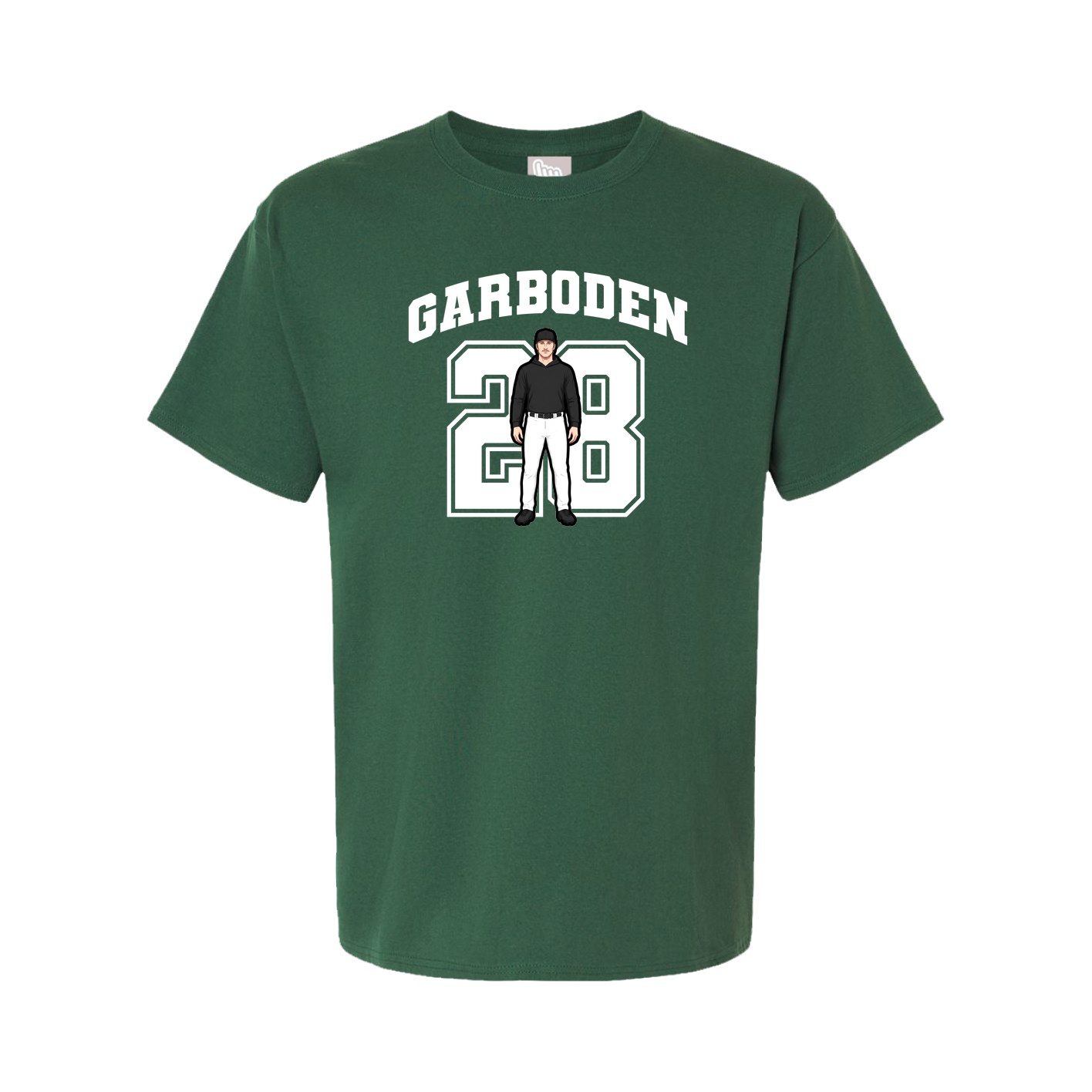 Tee — Number in Green