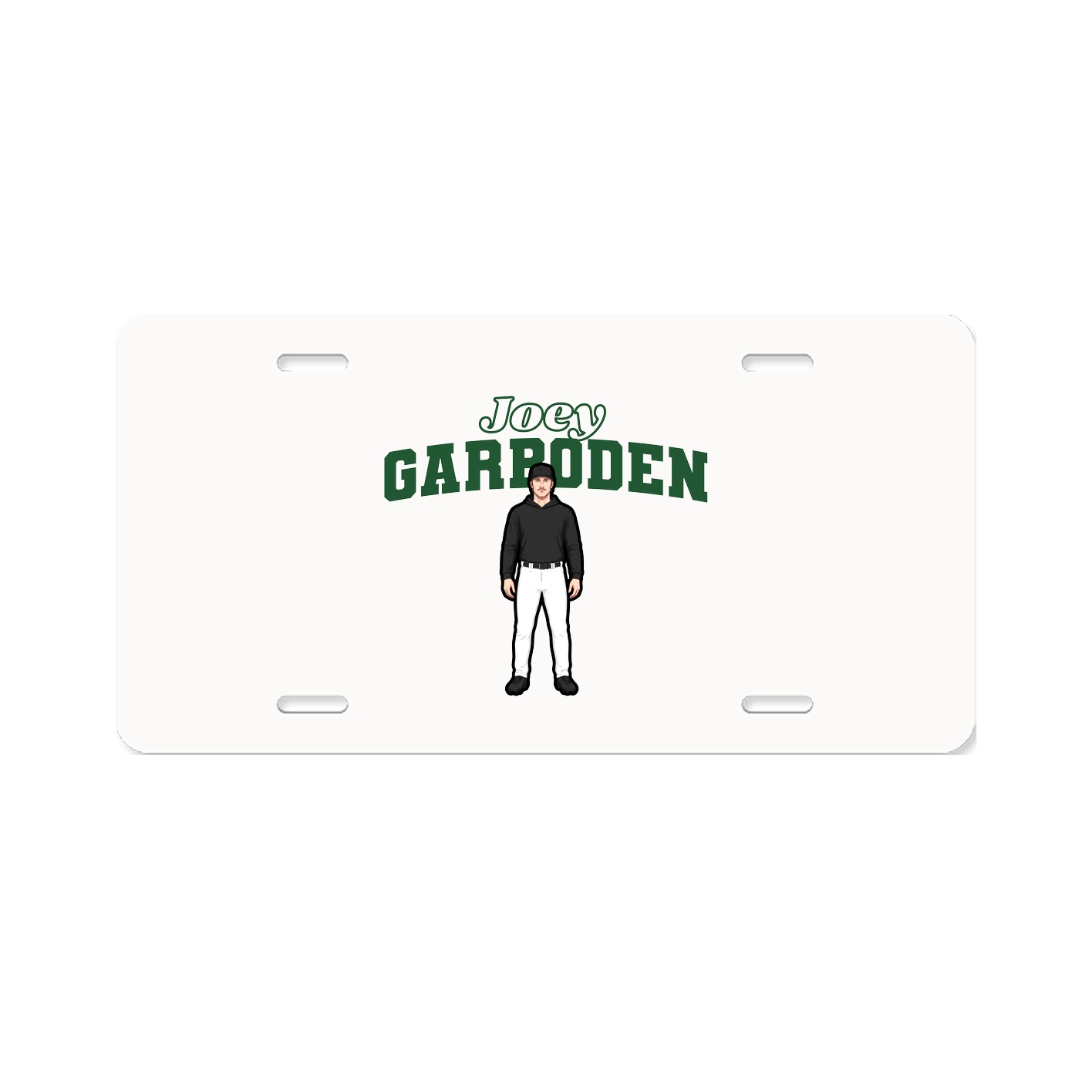 License Plate — Name Arch in Classic