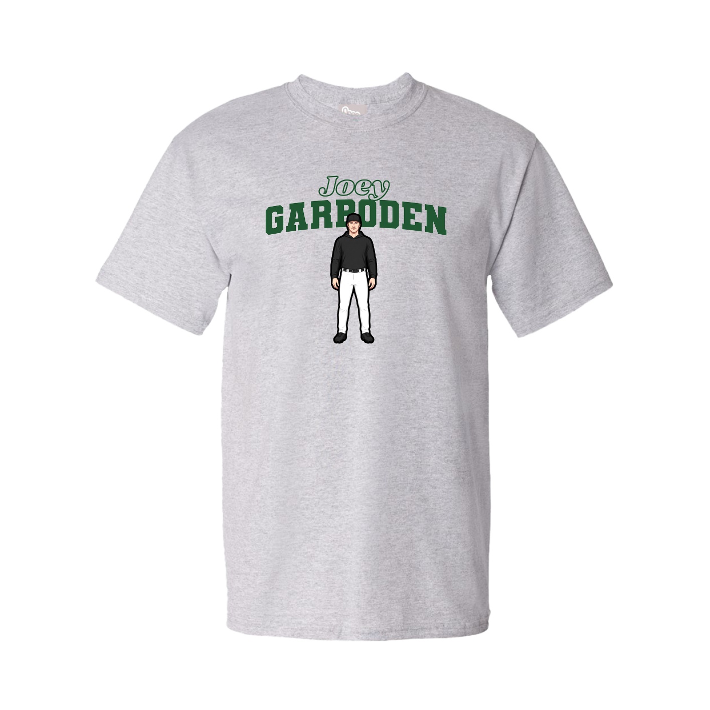 Tee — Name Arch in Grey