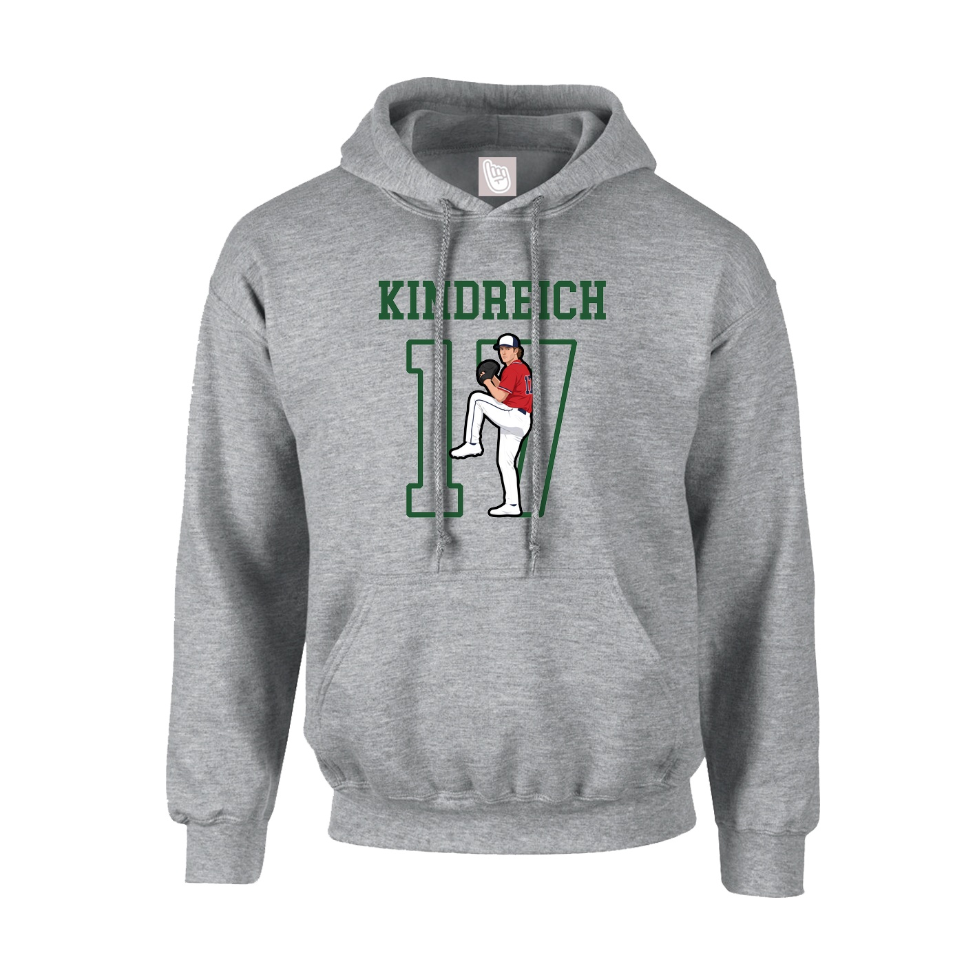 Hoodie — Shirsey in Grey
