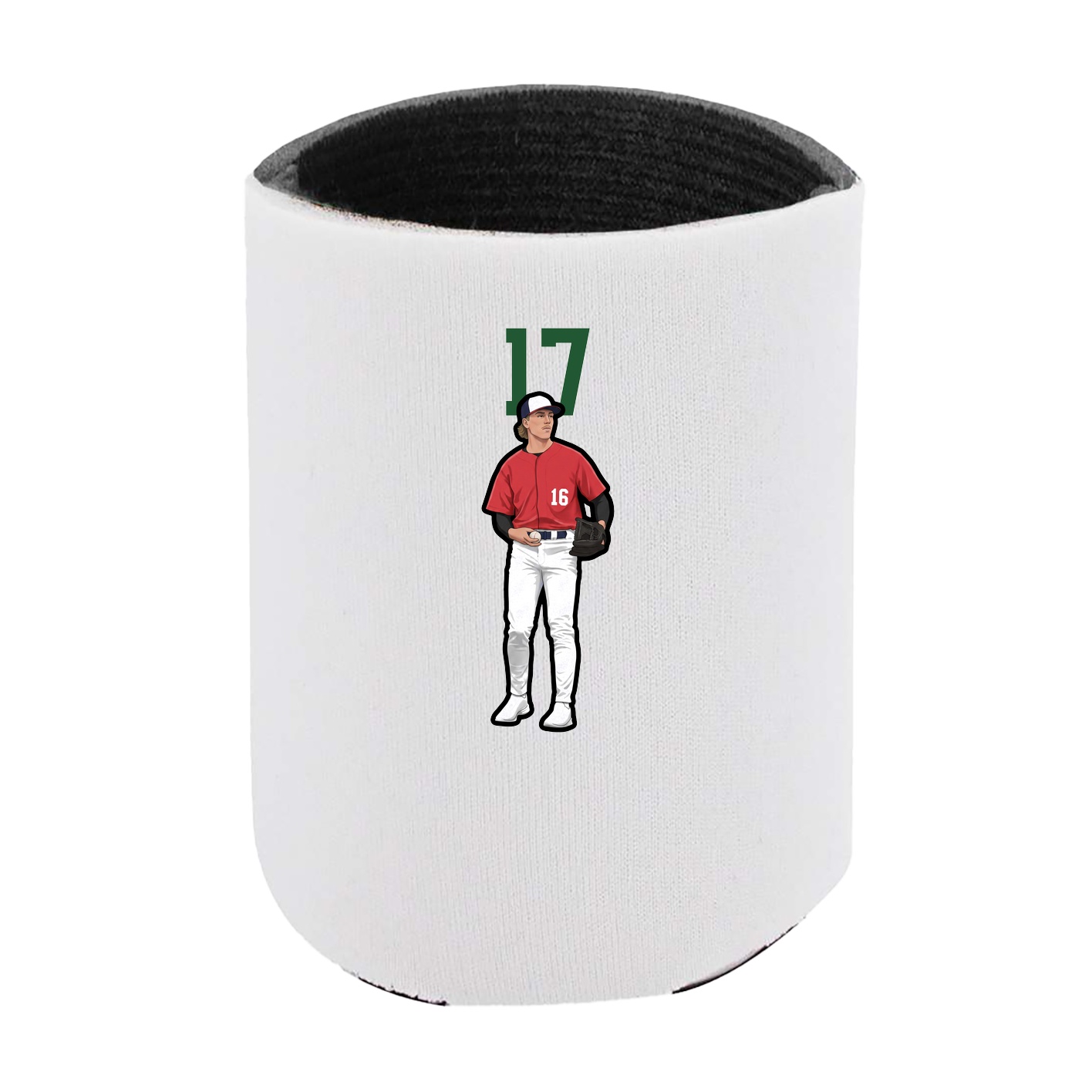 Can Holder — Number Top in White