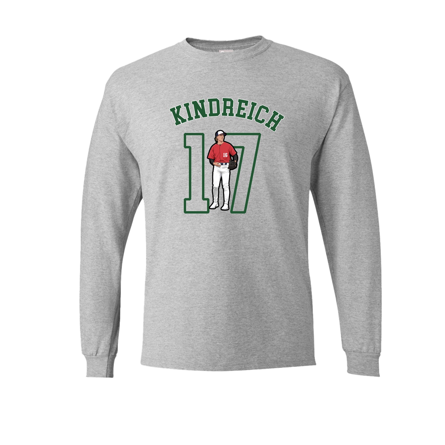 Long Sleeve Tee — Shirsey Arch in Grey
