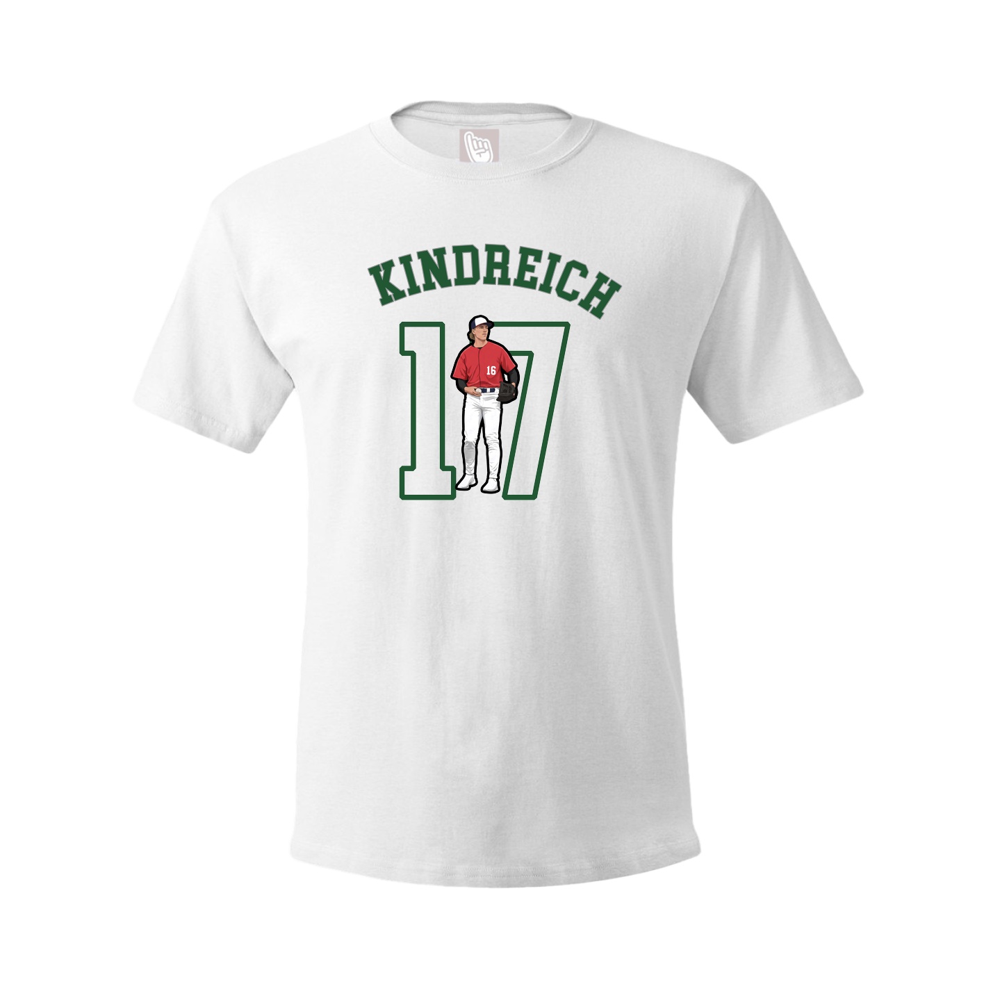 Youth Tee — Shirsey Arch in White