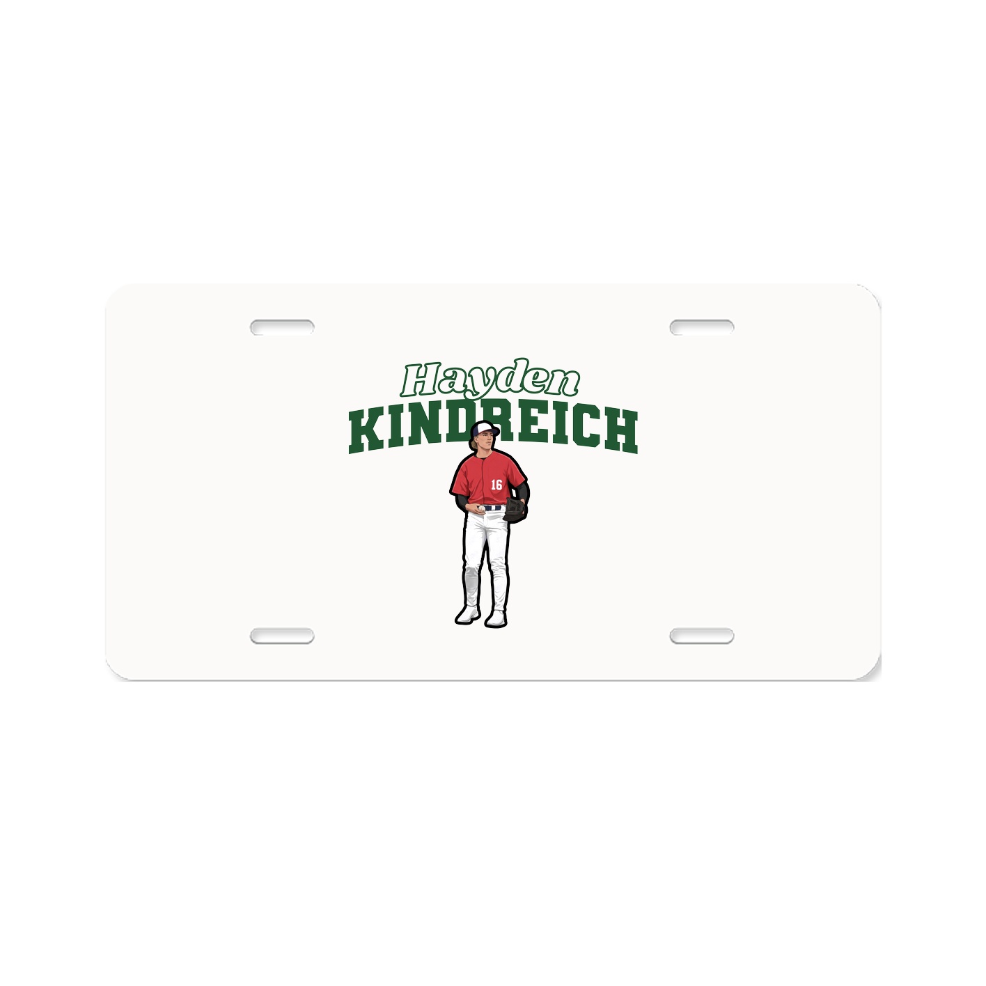 License Plate — Name Arch in Classic