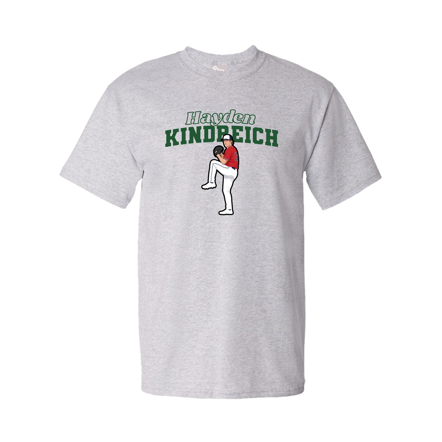 Tee — Name Arch in Grey