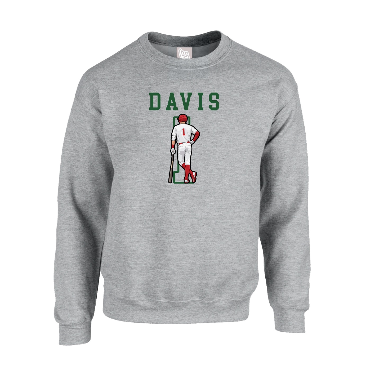 Fleece Crew — Shirsey in Grey