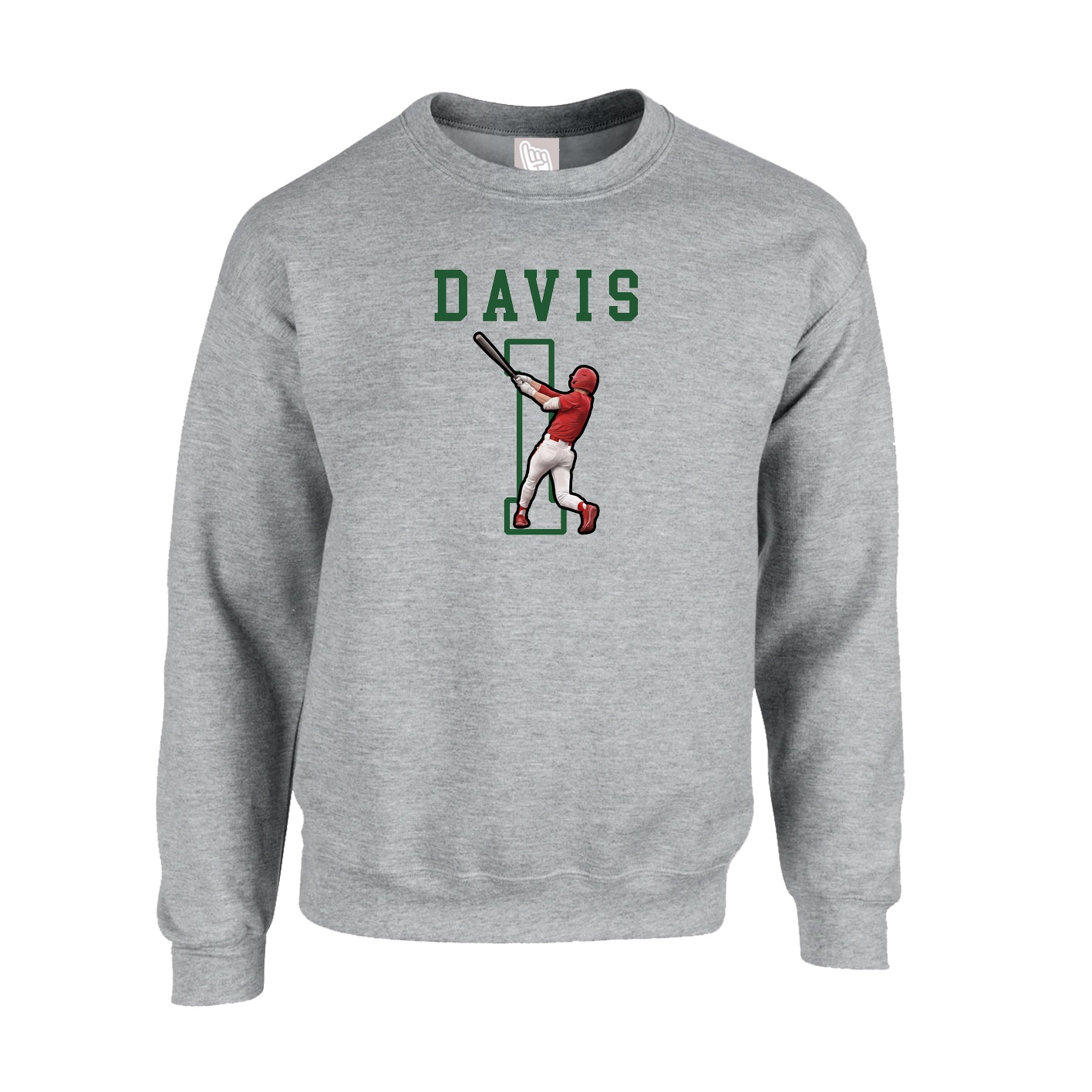 Fleece Crew — Shirsey in Grey