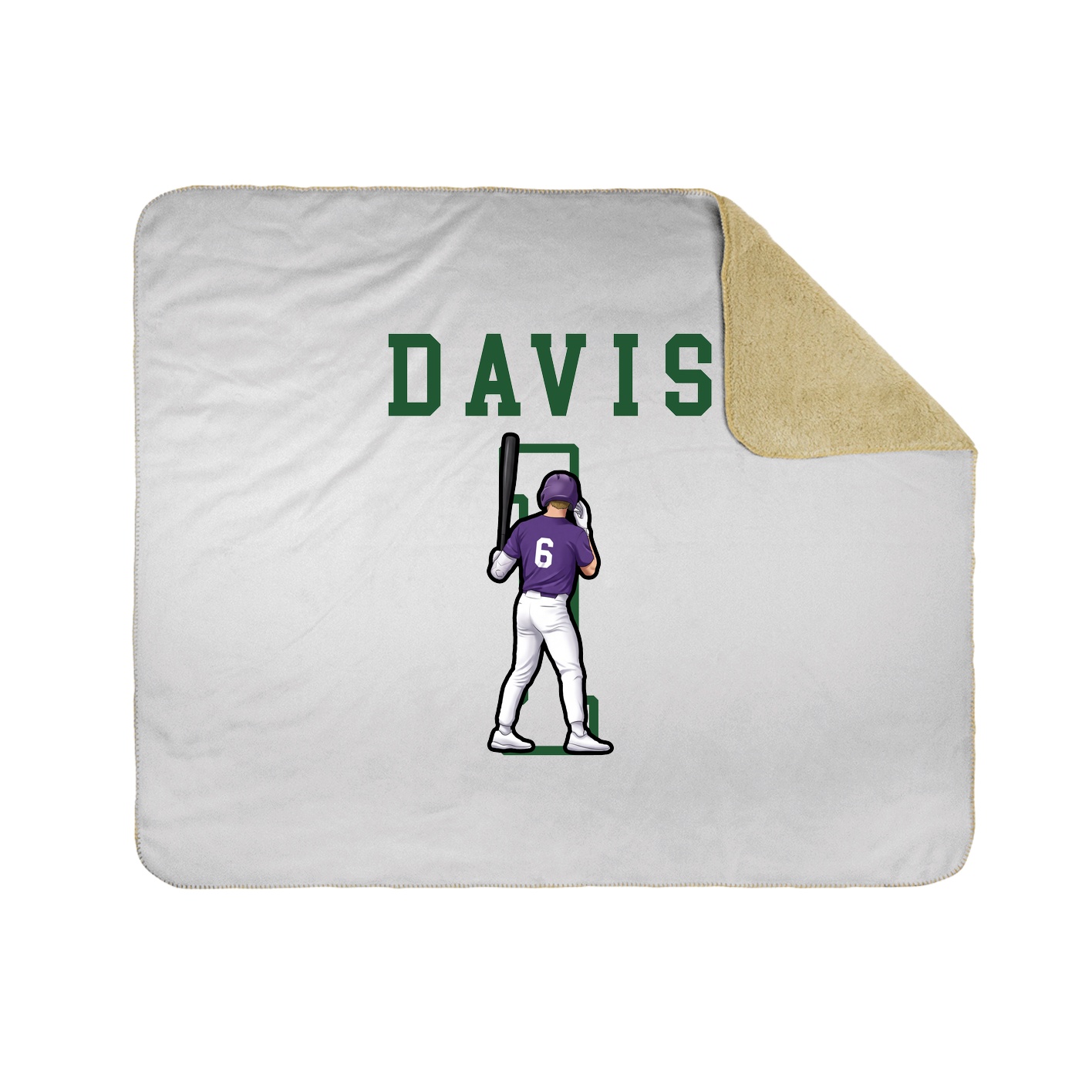 Throw Blanket — Shirsey in White