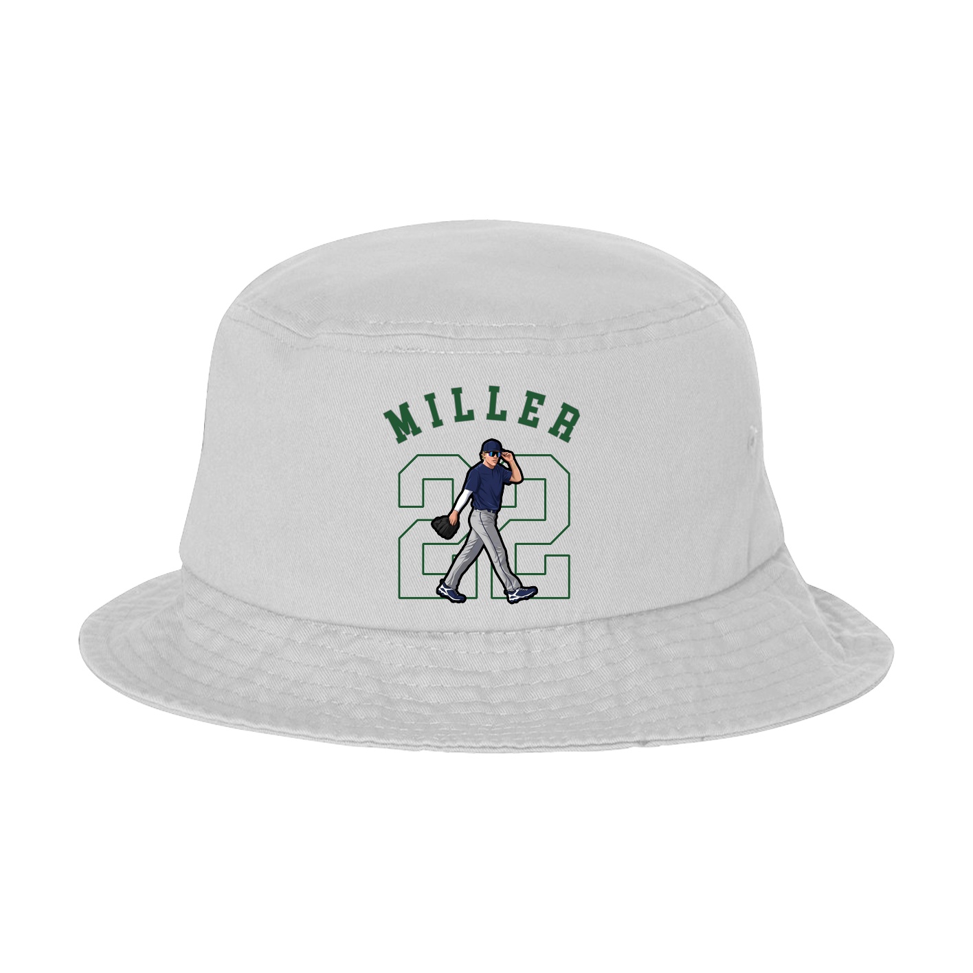 Bucket Cap — Shirsey Arch in White