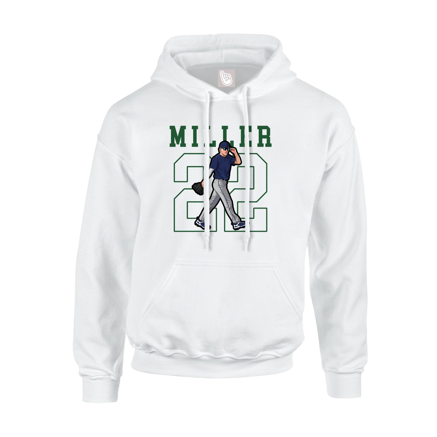 Youth Hoodie — Shirsey in White