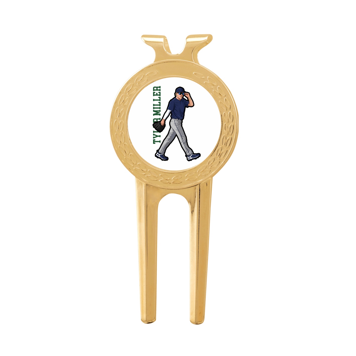 Divot Tool with Ball Marker — Name Vertical in Classic