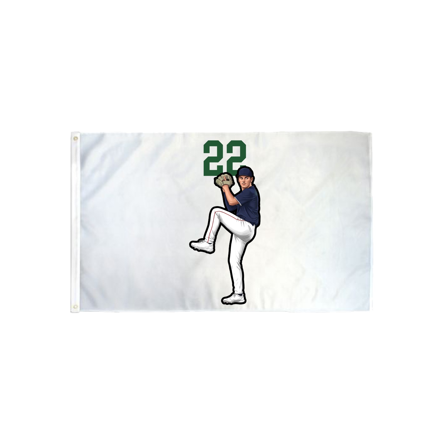 3x5 Flag — Number Top in Classic