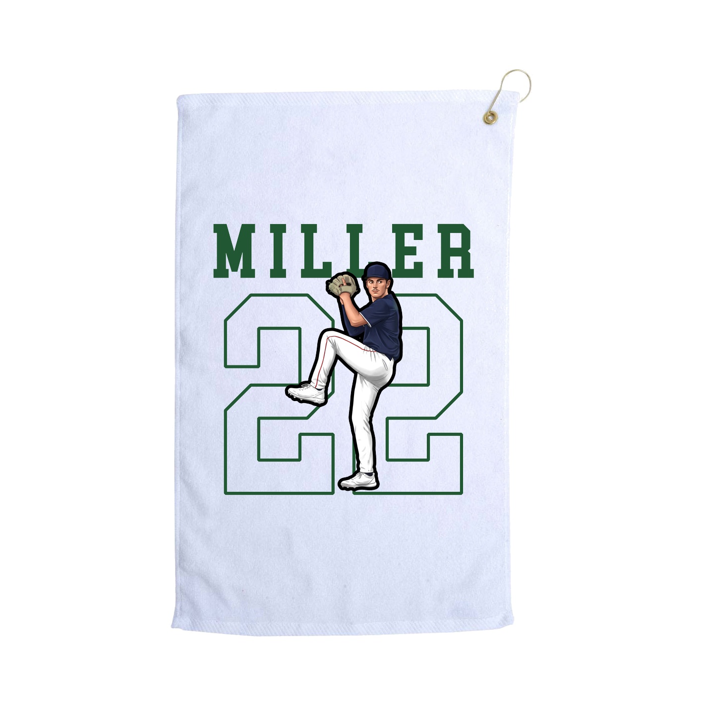 Golf Towel — Shirsey in White