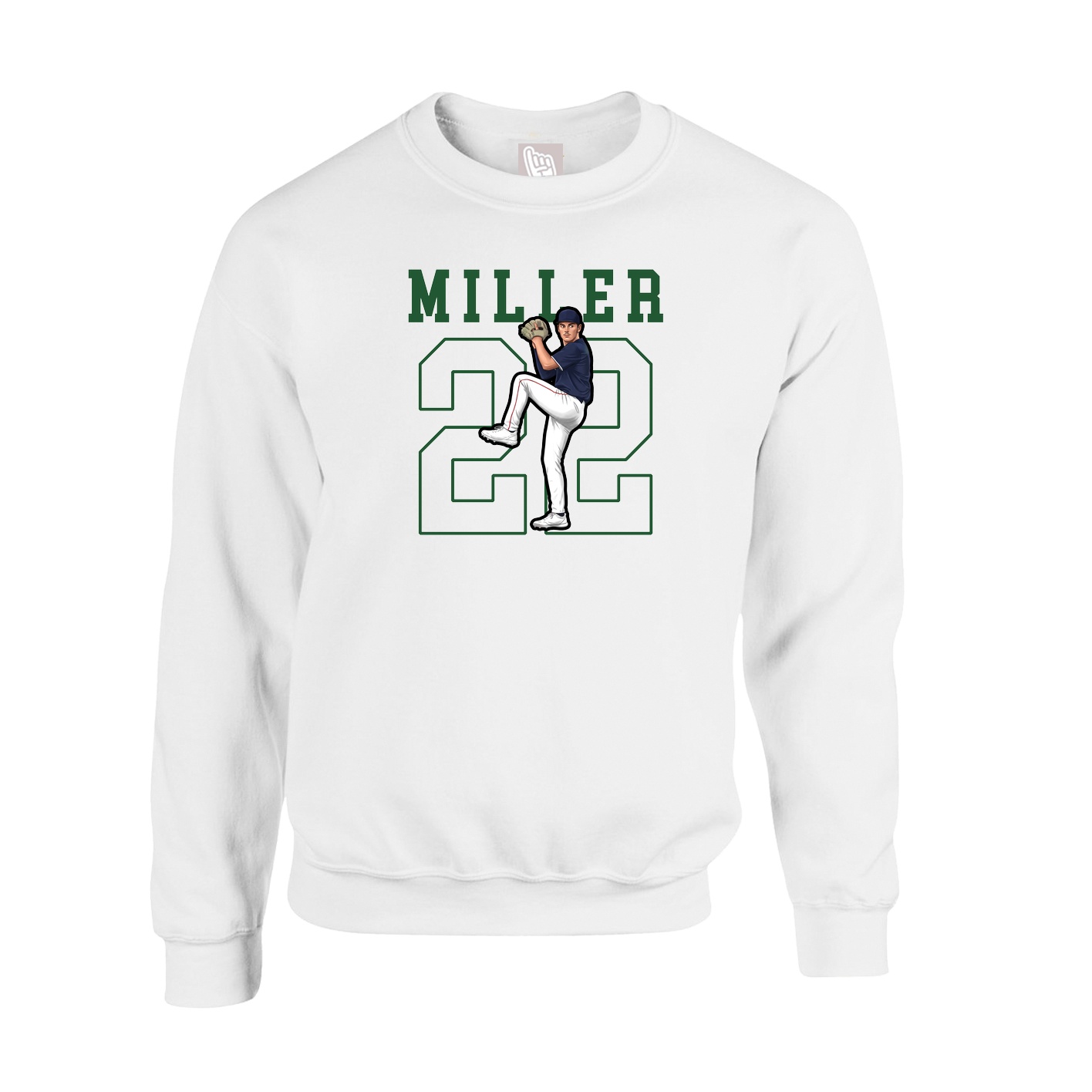 Fleece Crew — Shirsey in White