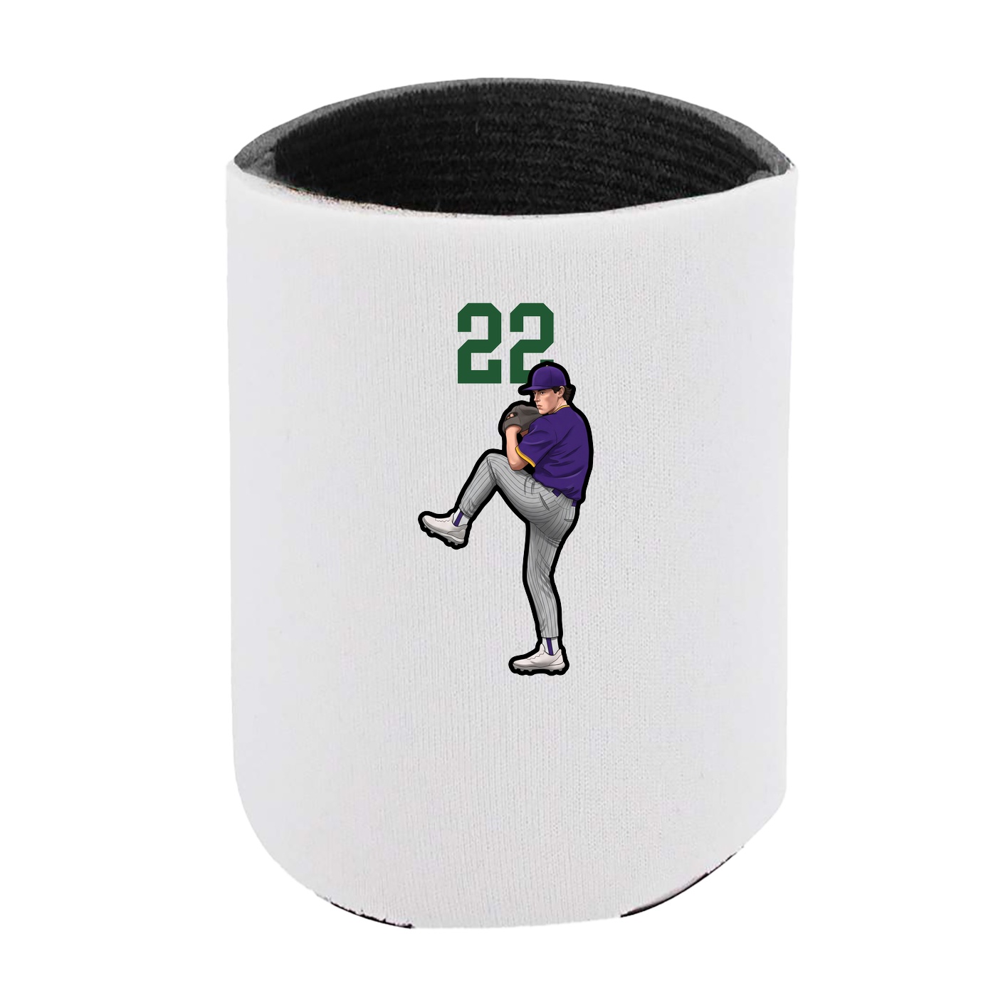 Can Holder — Number Top in White